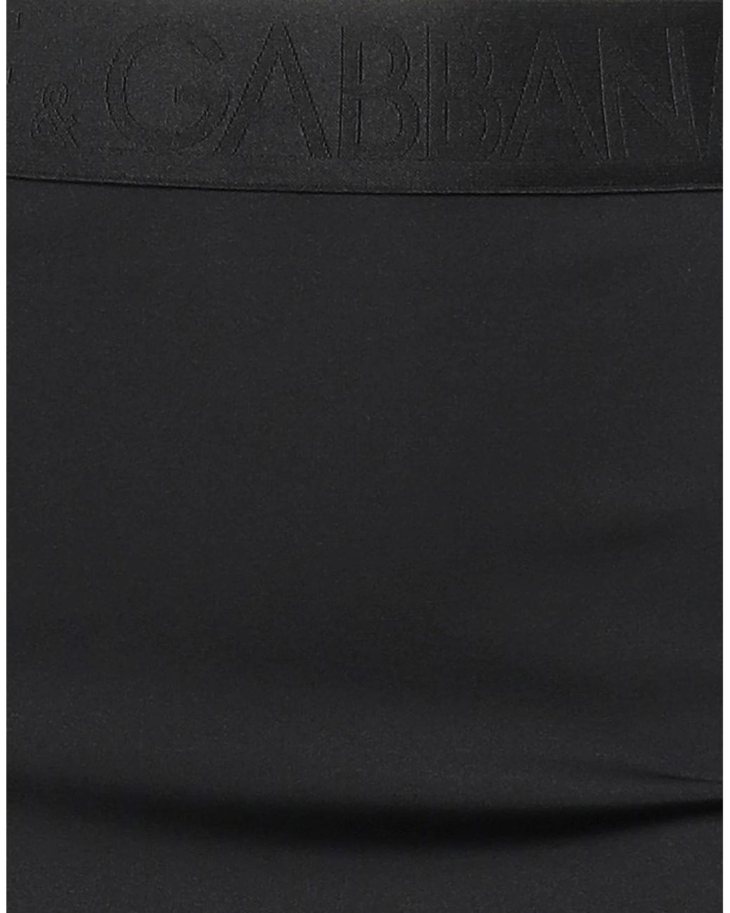 Dolce & Gabbana Black Simple Stretch Dress
