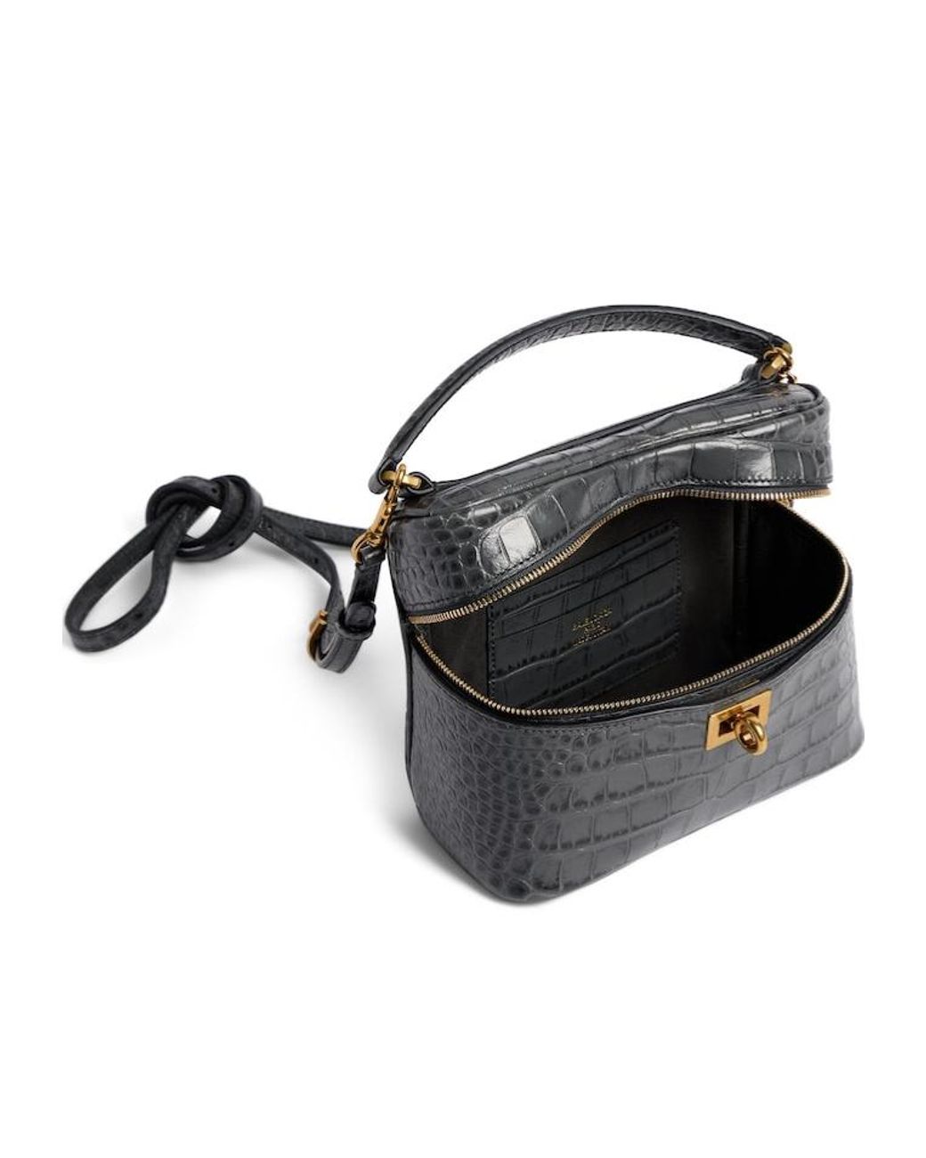Balenciaga Black Rodeo Vanity Tote Bag