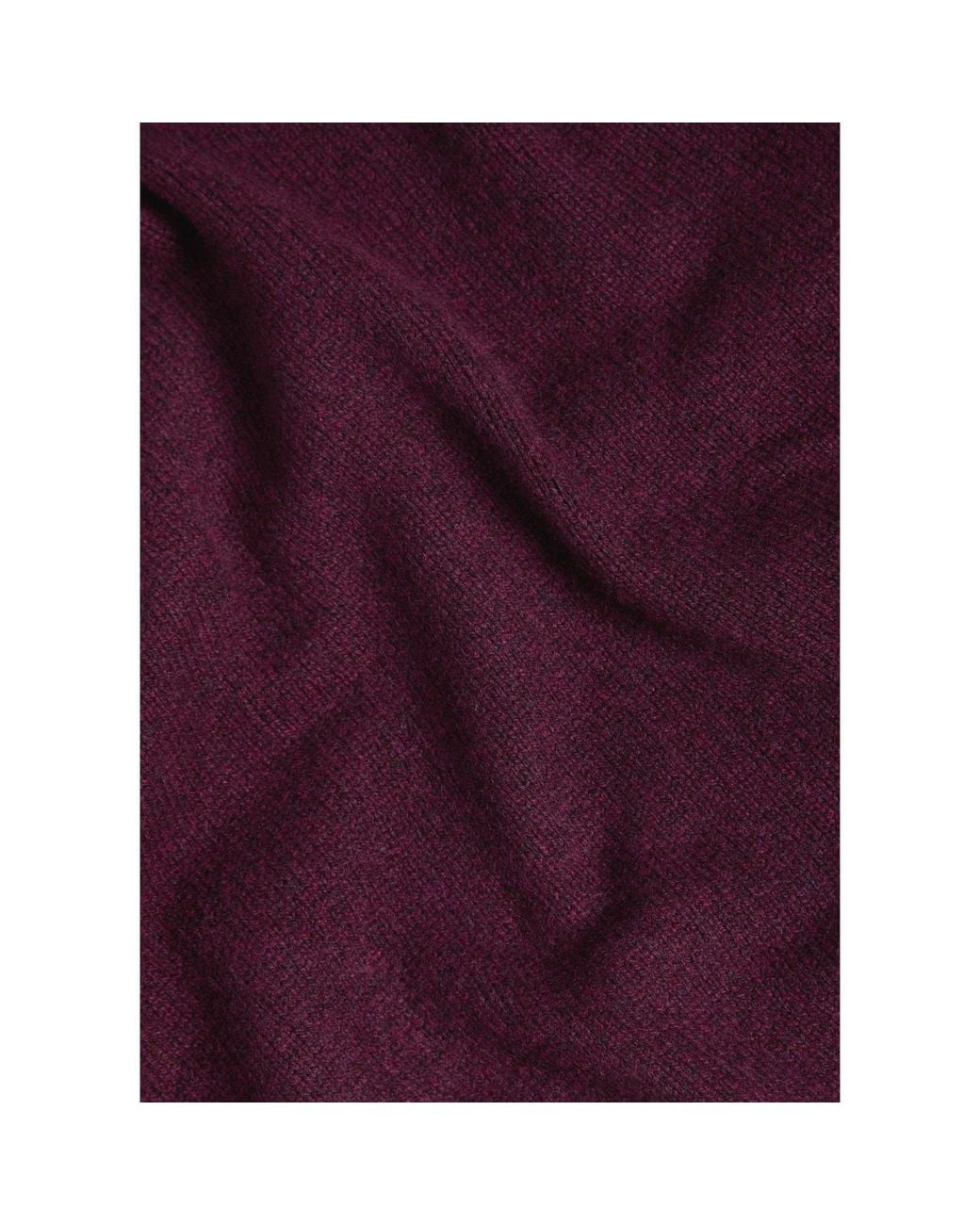 Moncler Purple Round-Neck Knitted Sweater for men
