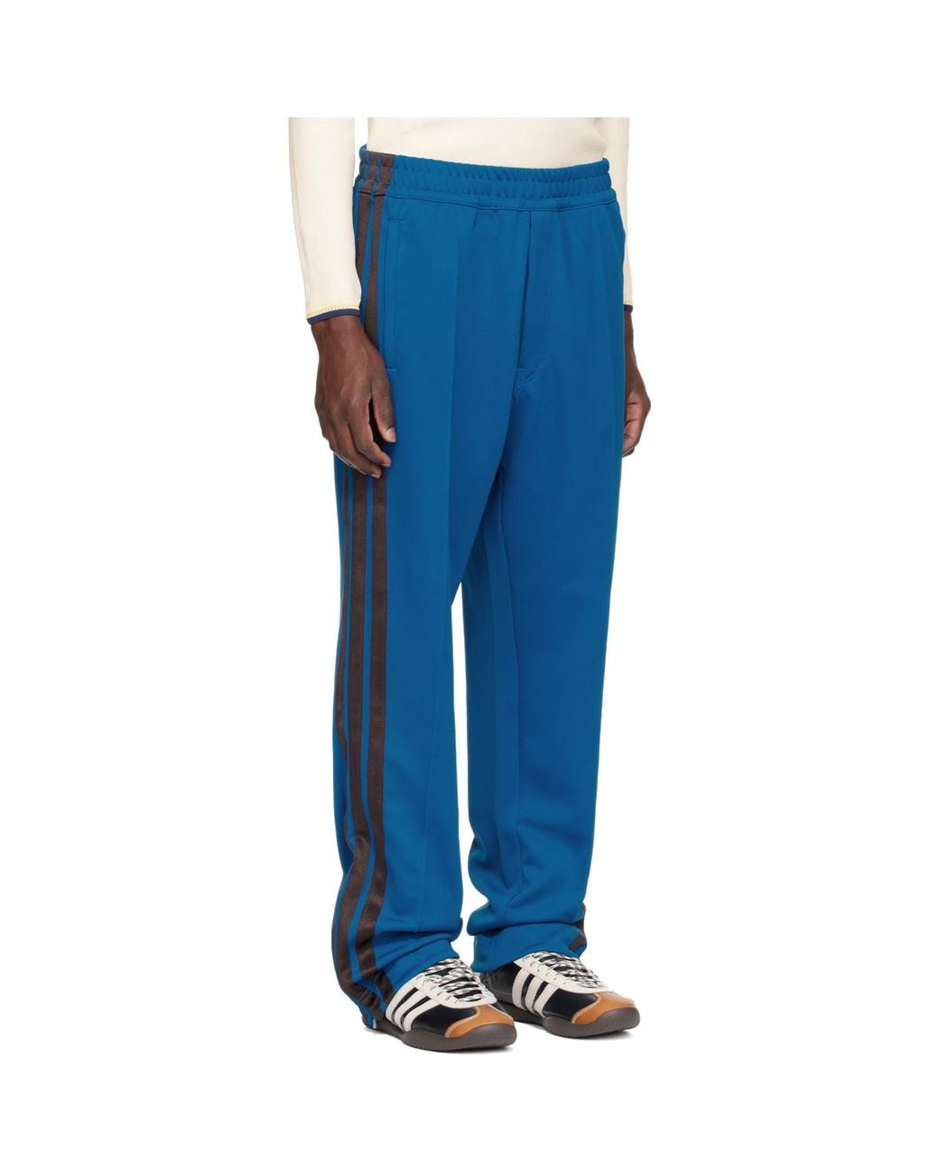 Wales Bonner Blue X Y-3 Collaboration Sweatpants for men