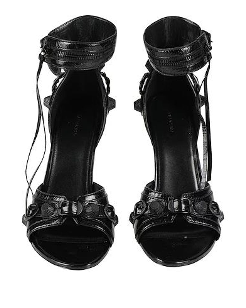 Balenciaga Black Open-Toe Sandals