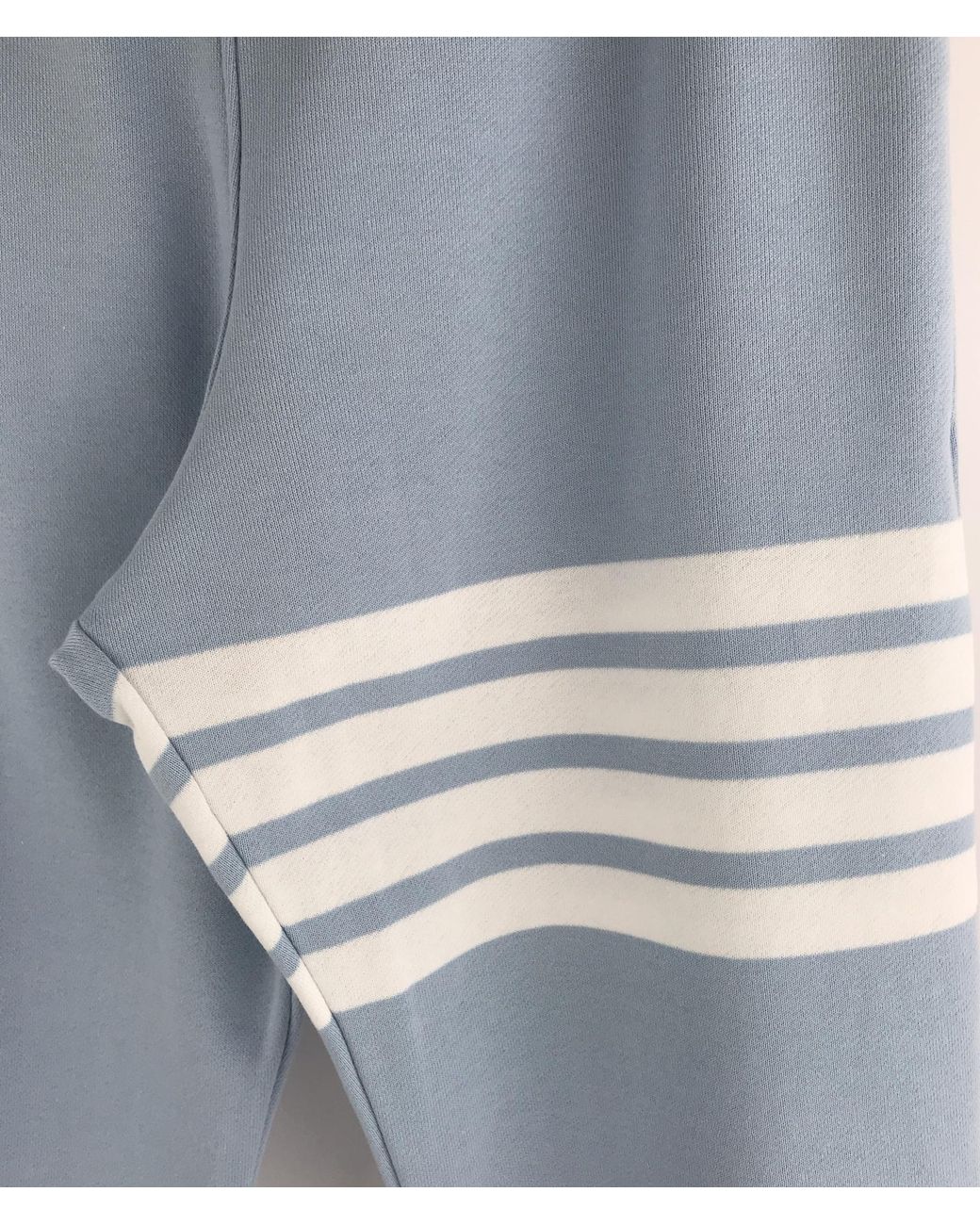 Thom Browne Blue Four-Bar Detailed Track Pants for men