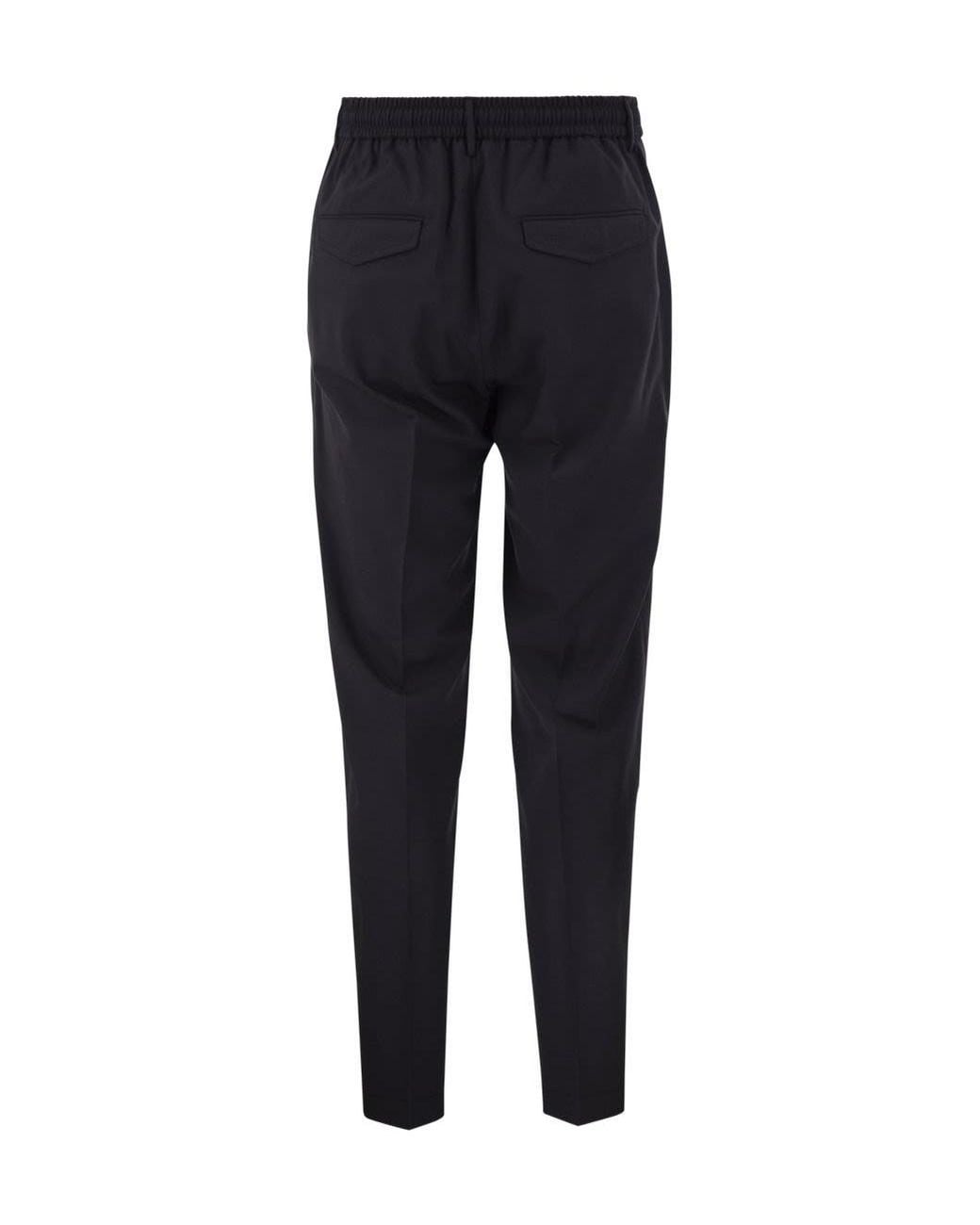 Peserico Blue Drawstring Casual Pants for men