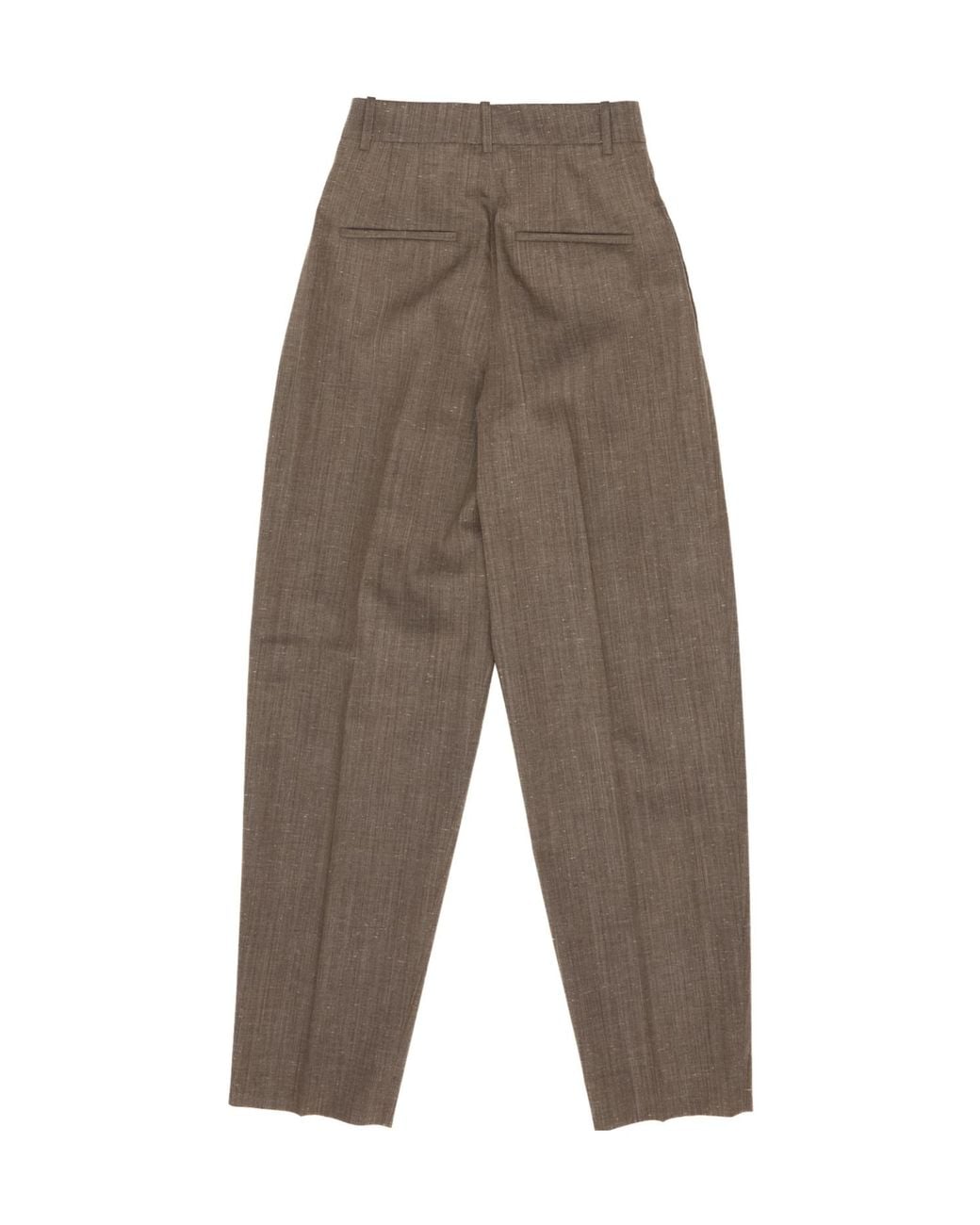 Rohe Gray Casual Trousers With Belt Loops