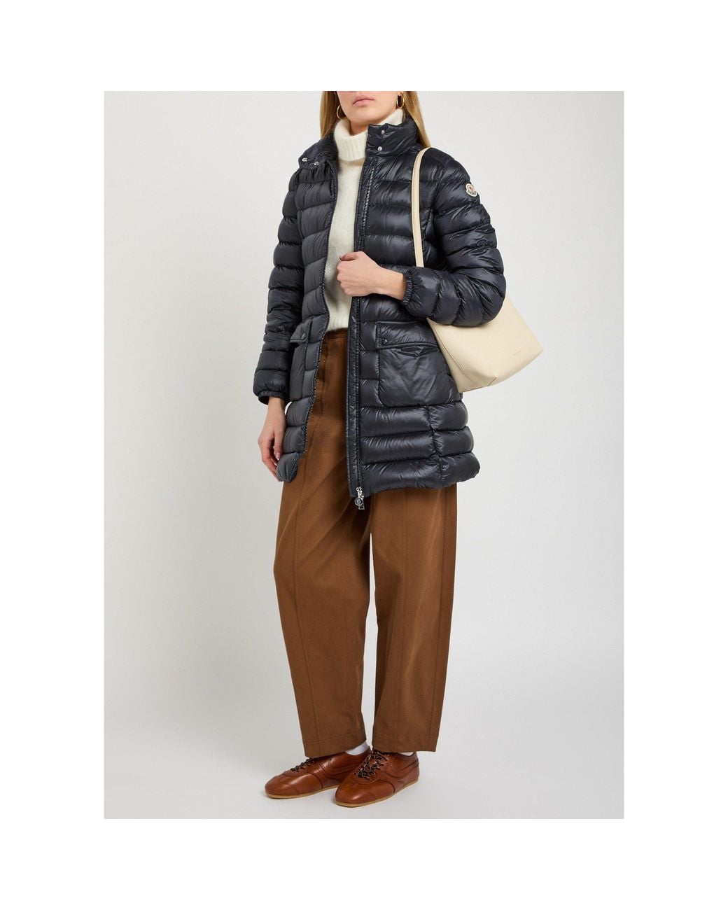 Moncler Blue Simple Down Jacket