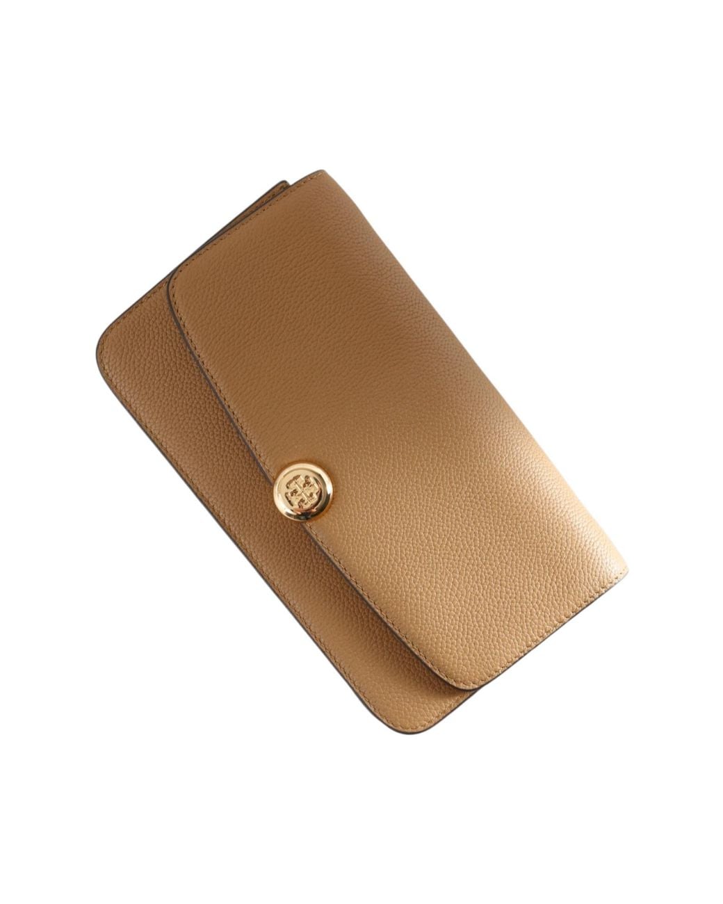 Tory Burch Natural Flap Clutch