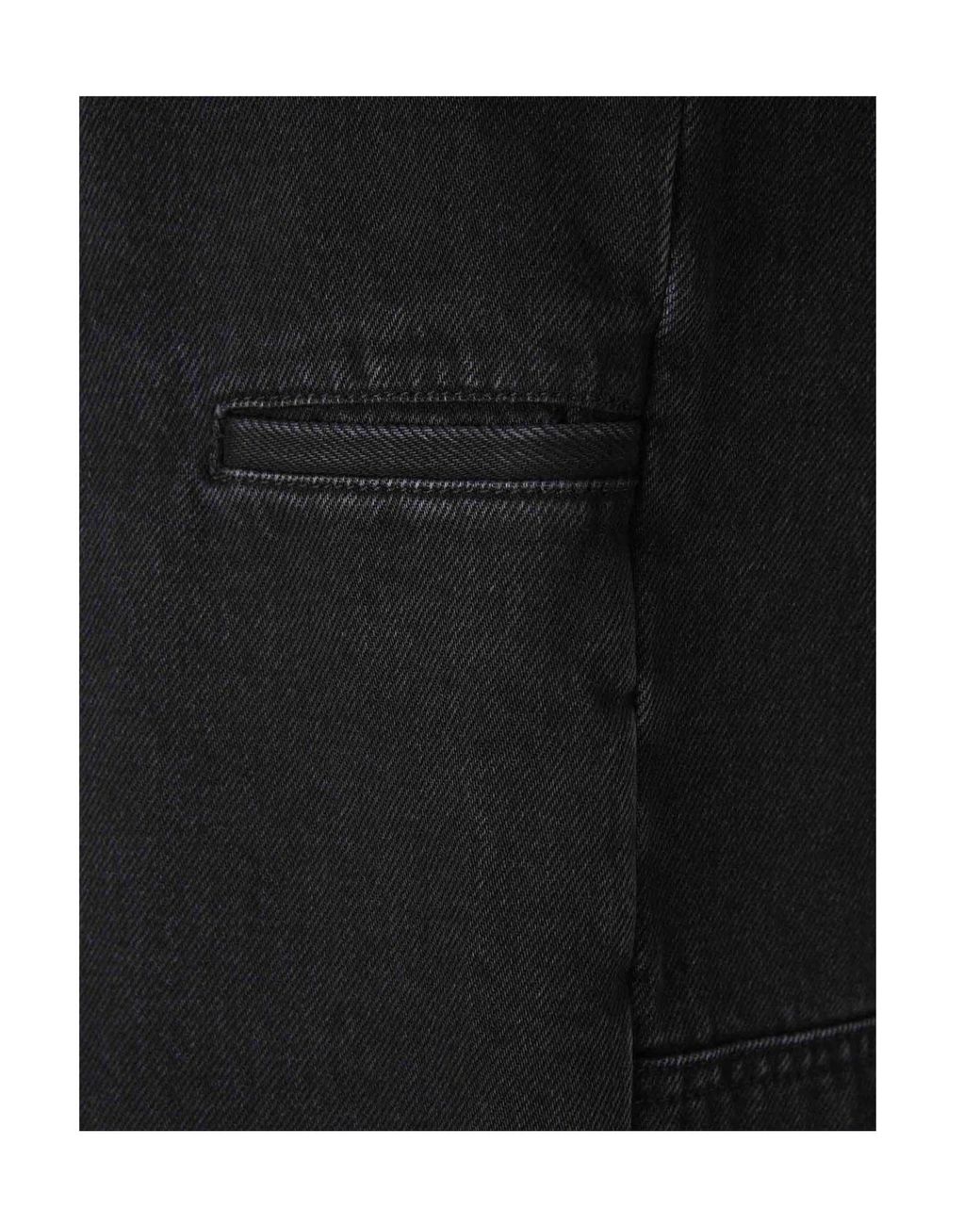 Marni Black Button-Embellished Jeans