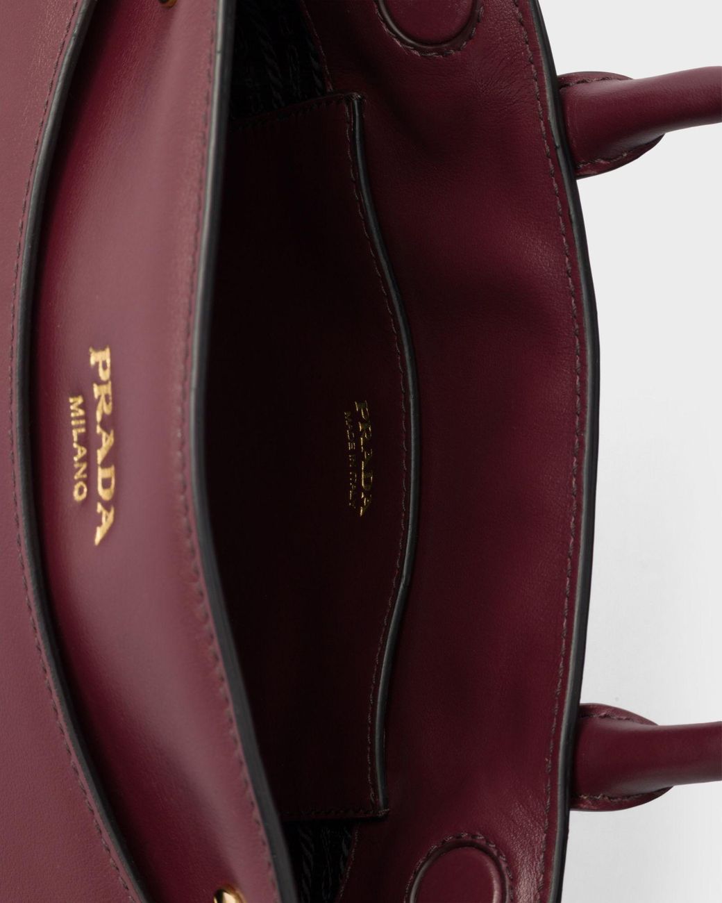Prada Purple Carry Mini Leather Handbag