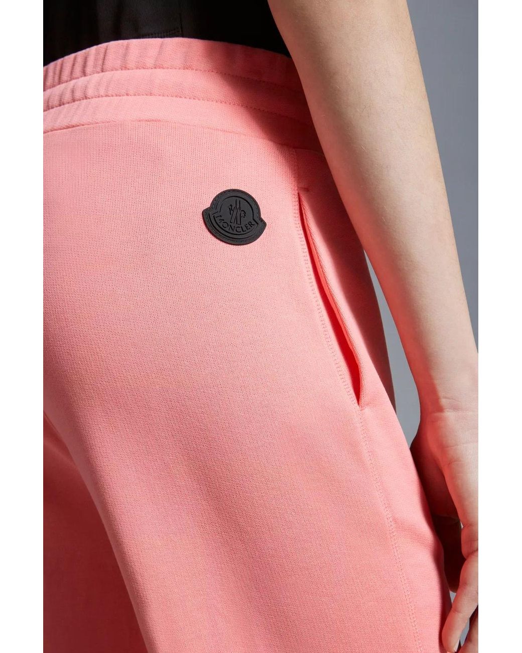 Moncler Pink Elasticated Waistband Sweatpants