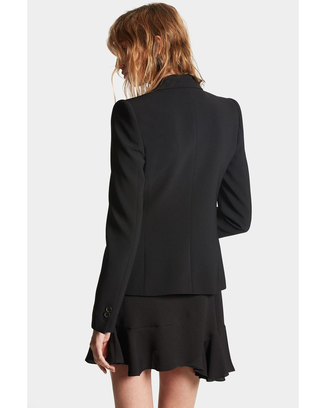 DSquared² Black 24/7 Single-Breasted Blazer