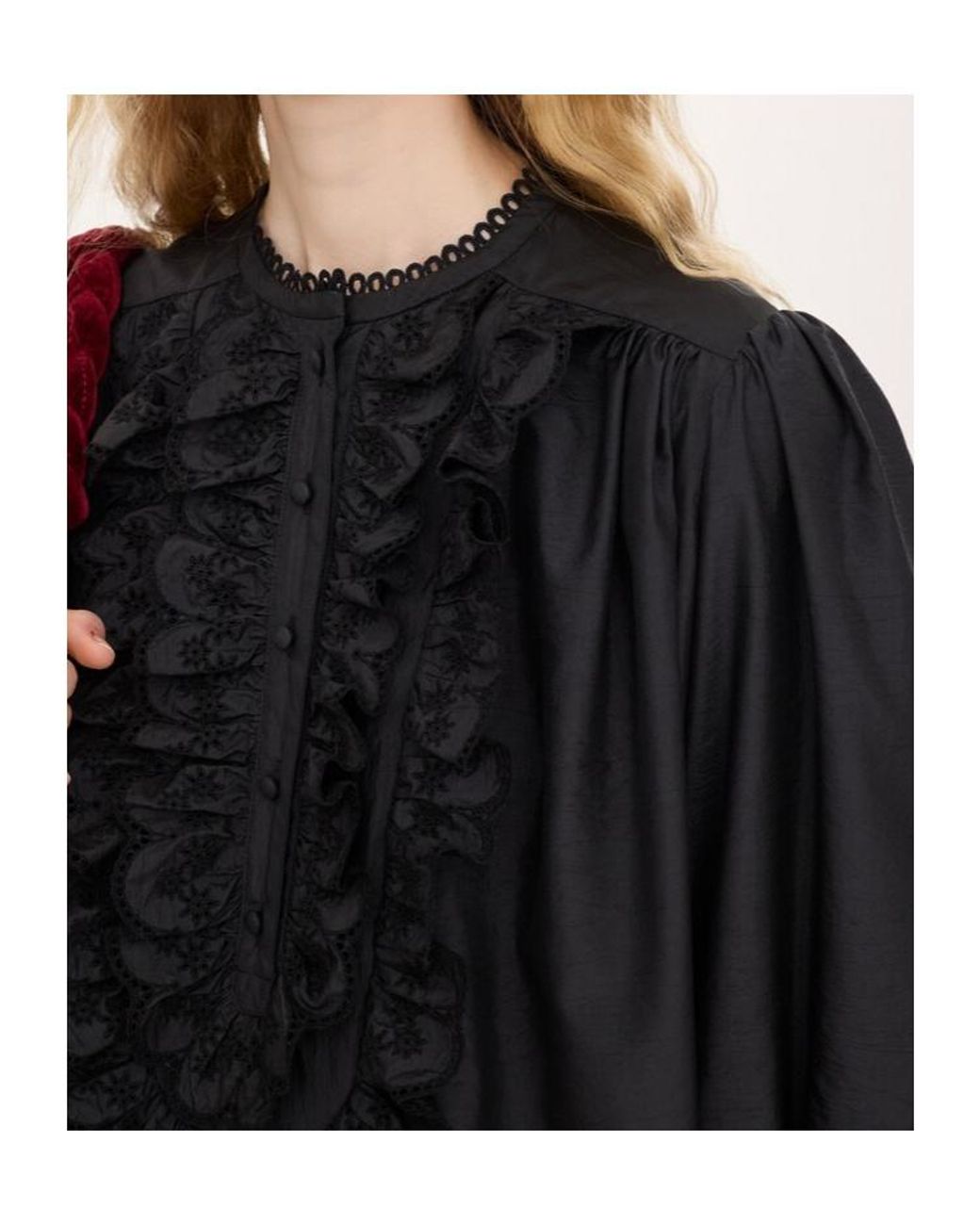Chloé Black Chloé Long-Sleeved Mini Dress