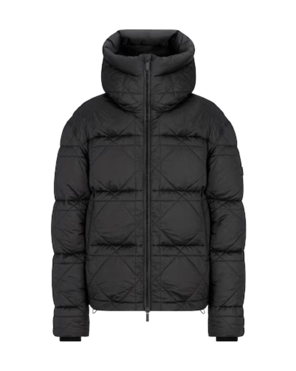 Dior Black Homme Cannage Puffer Jacket for men