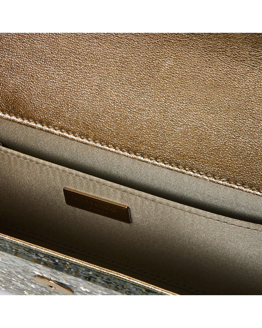 Jimmy Choo Gray Simple Clutch Bag