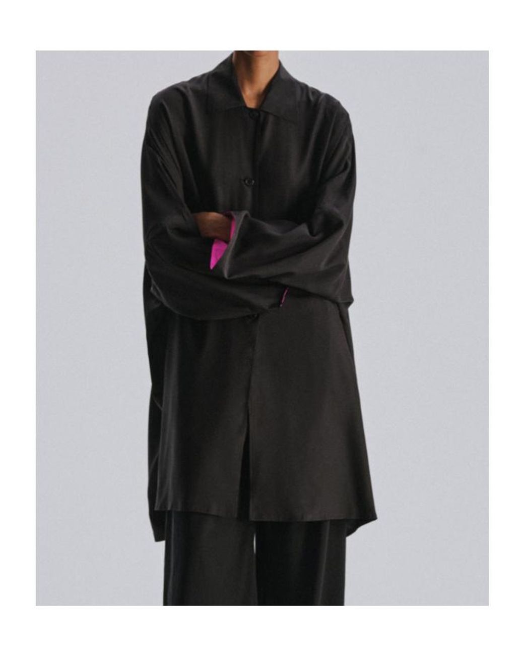 The Row Blue Birgit Button-Up Shirt