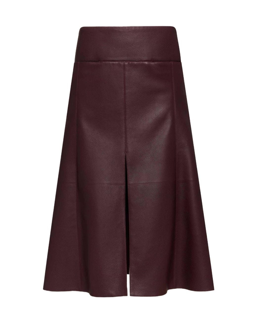 Alaïa Purple Alaïa Slit Midi Skirt