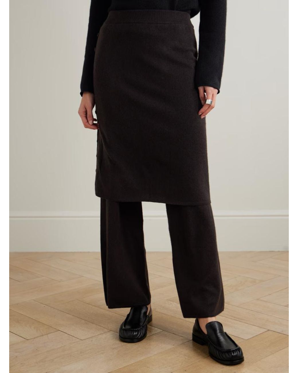 Lisa Yang Purple Double-Layered Pants