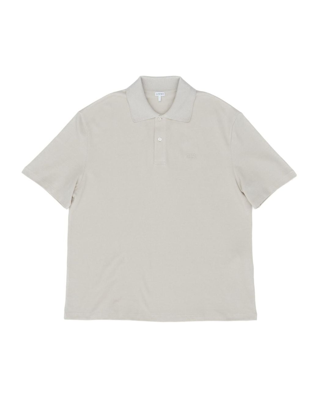 Loewe Gray Short Sleeved Polo Shirt for men