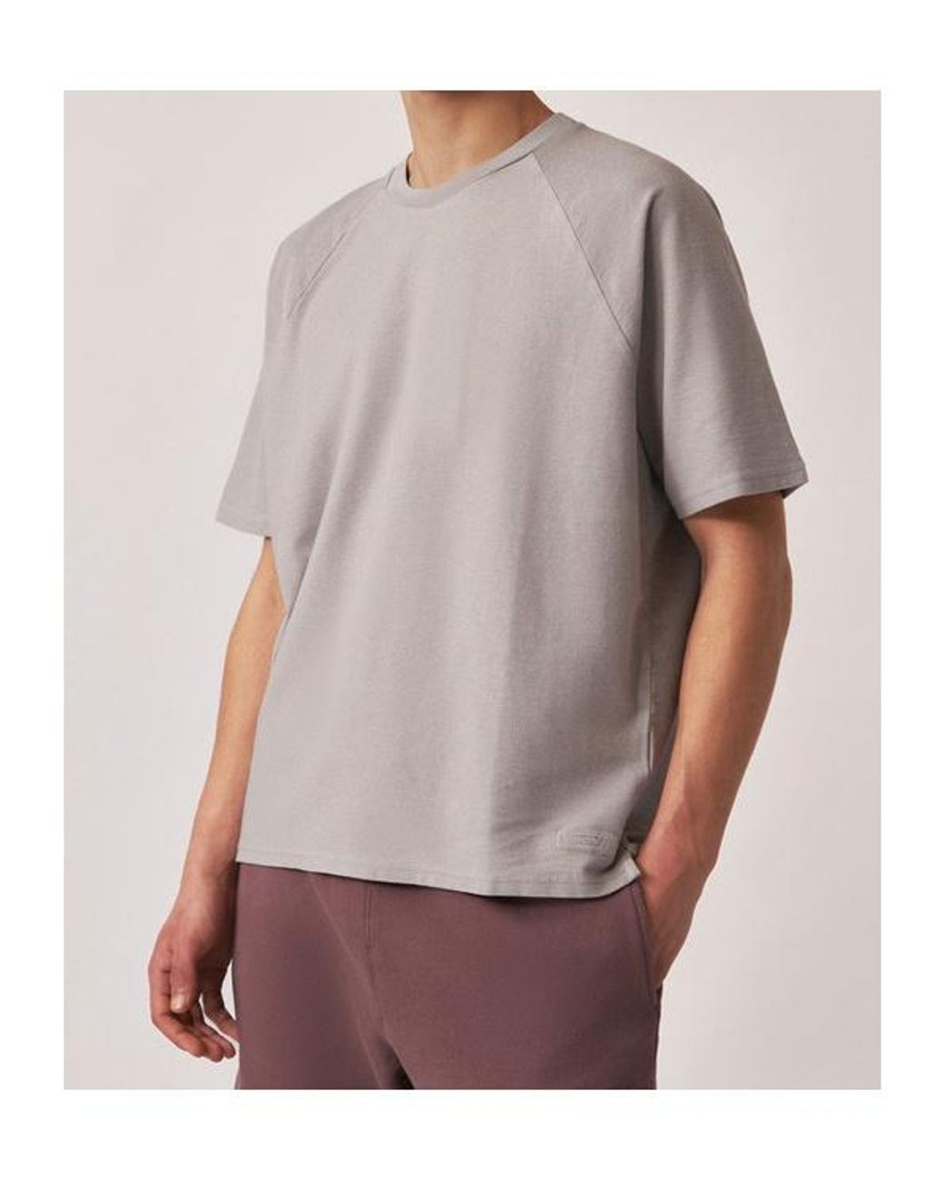 Autry Gray Cotton T-Shirt for men
