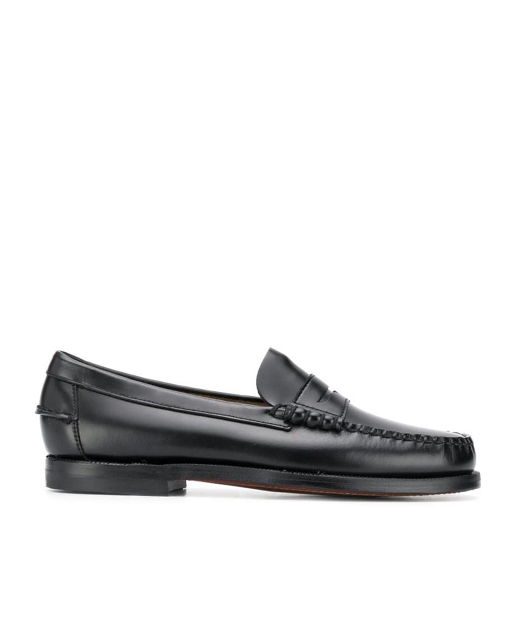 Sebago Black Penny Slip-On Loafers for men
