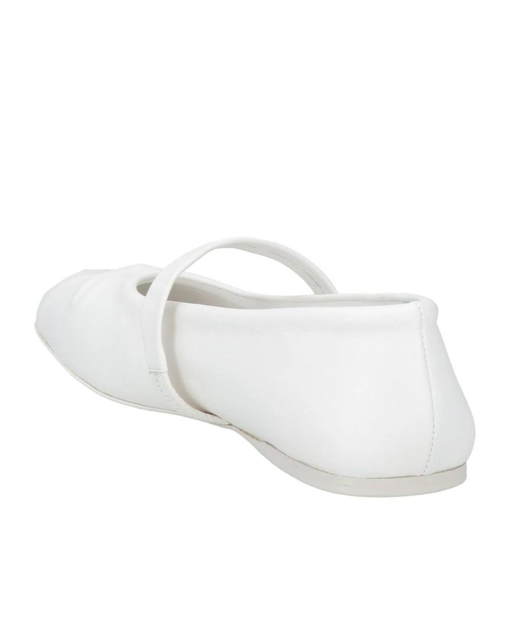 Marni White Simple Mary Jane Leather Shoes