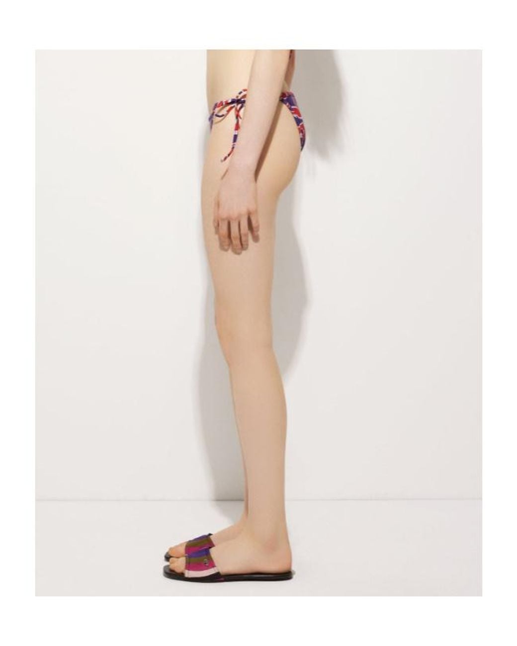 Emilio Pucci Purple Pucci Labirinto Print Bikini Bottom