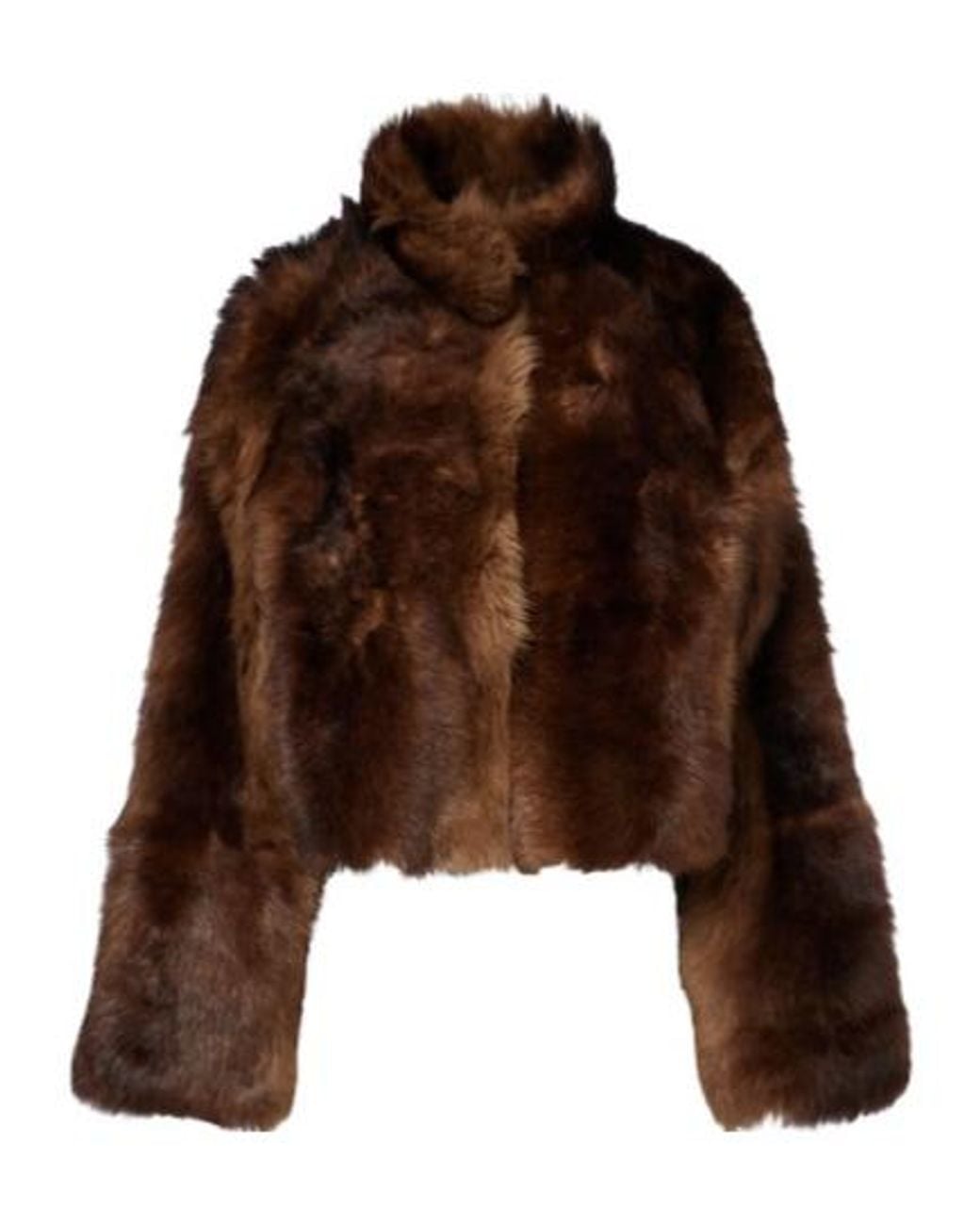 Nour Hammour Brown Cameron Shearling Jacket