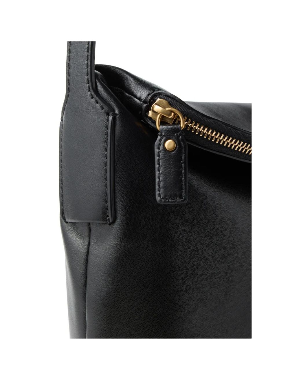 Versace Black Medusa Embossed Leather Shoulder Bag for men