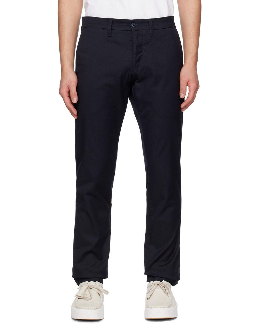 Carhartt Black Straight-Leg Trousers for men