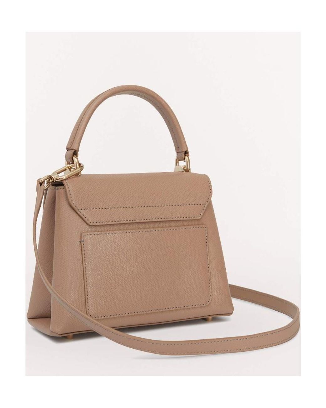 Furla Natural Leather Tote Bag