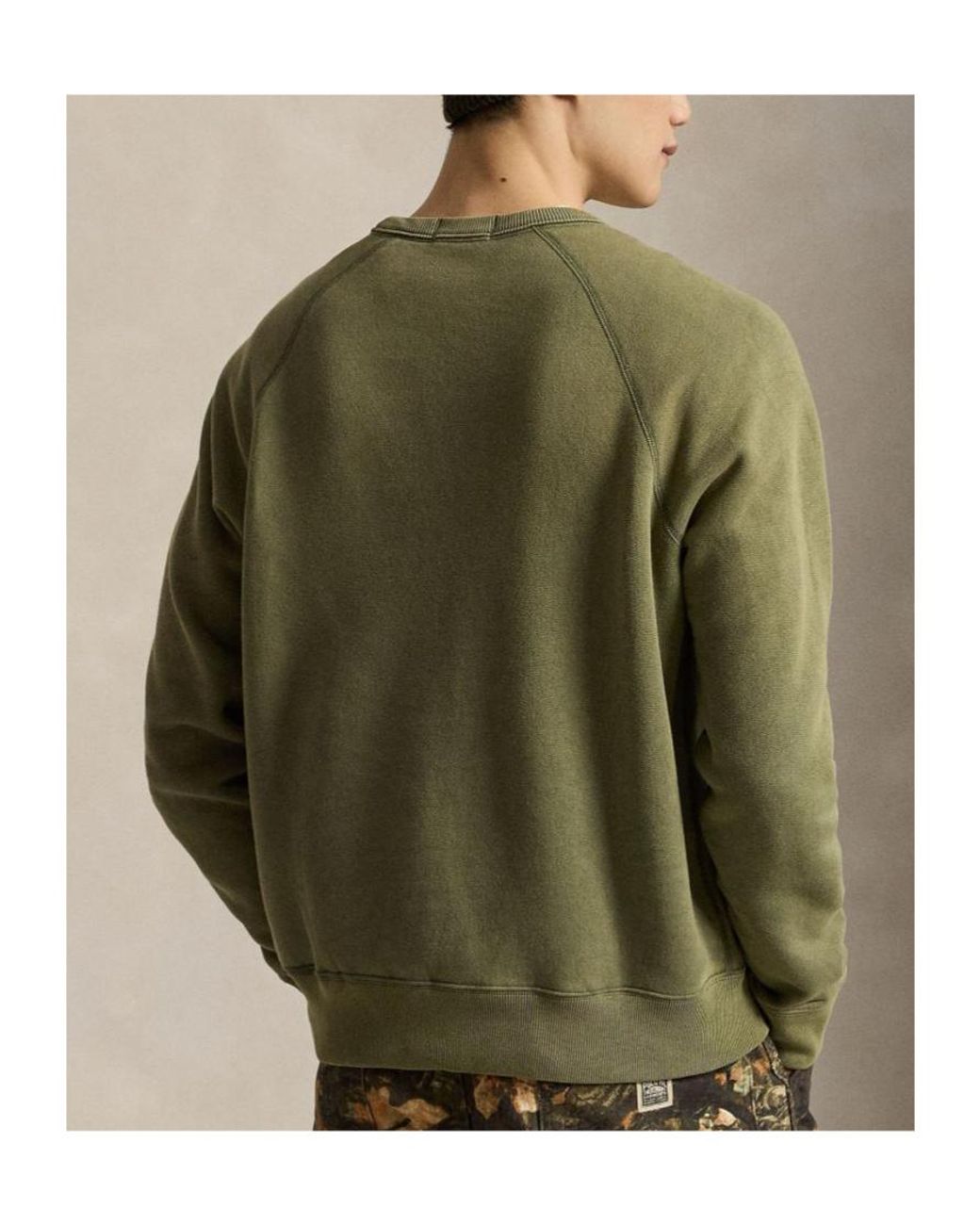 Polo Ralph Lauren Green Polo Bear Crewneck Sweatshirt for men