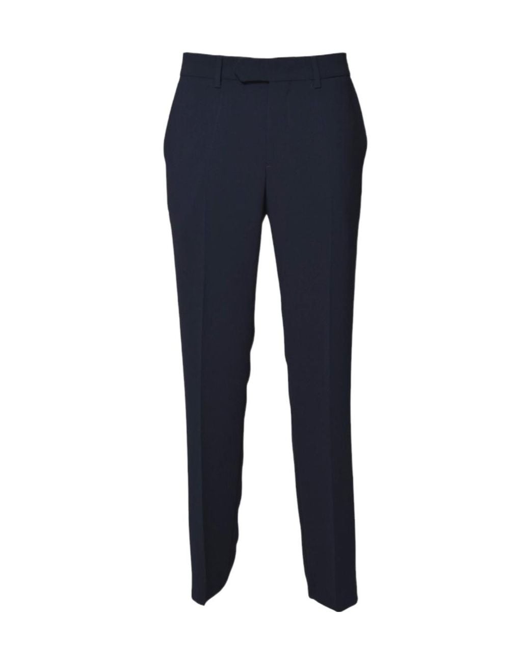 Aspesi Blue Straight Leg Tailored Trousers