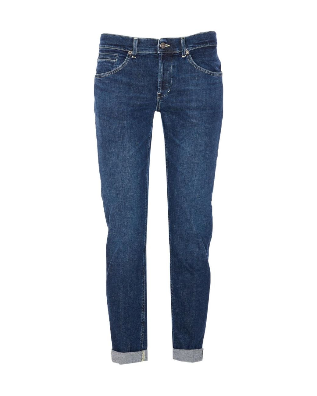 Dondup Blue George Slim-Fit Jeans for men