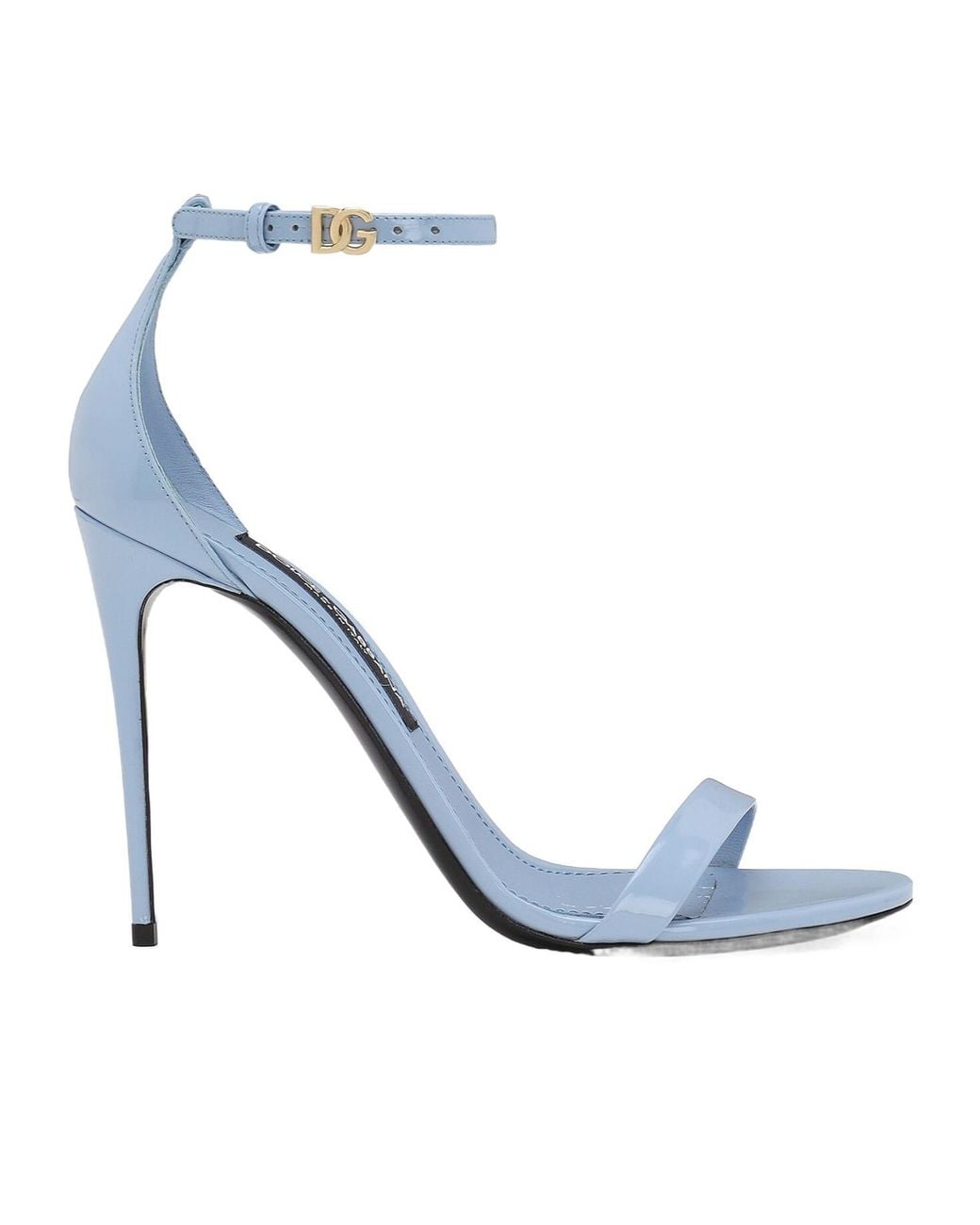 Dolce & Gabbana Blue High-Heeled Sandals
