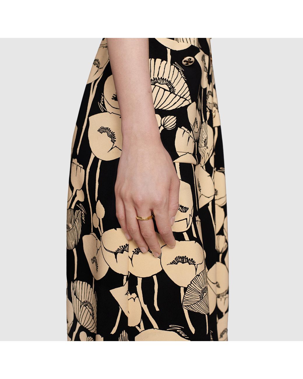 Gucci Metallic Link To Love 18K Studded Ring