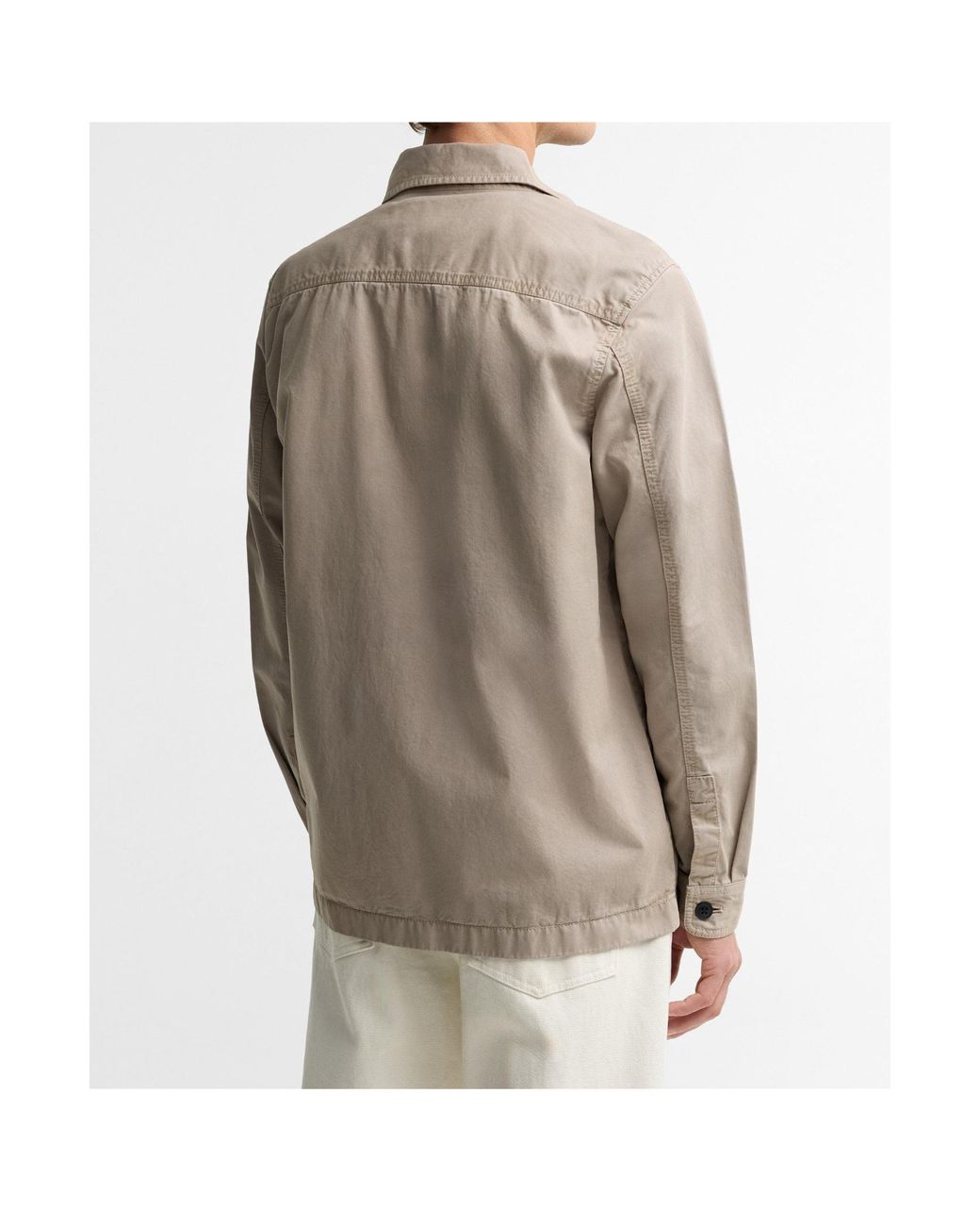 Barbour Gray Arlo Long-Sleeve Shirt Jacket for men