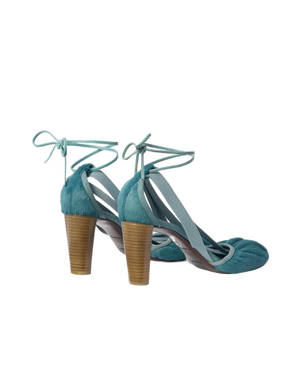Lemaire Blue 80Mm Pedille Heeled Ballerinas