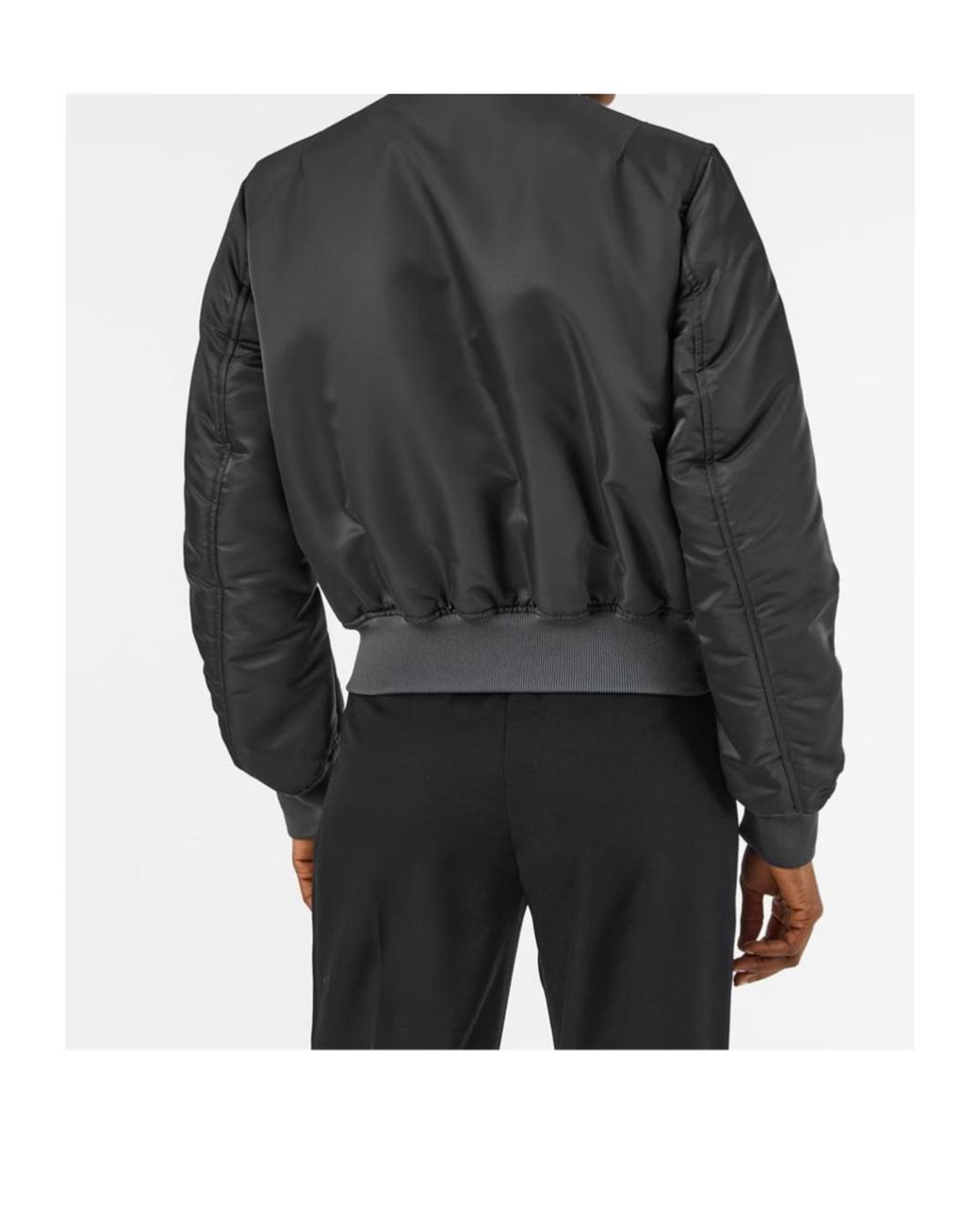McQueen Gray Stand-Up Collar Casual Jacket