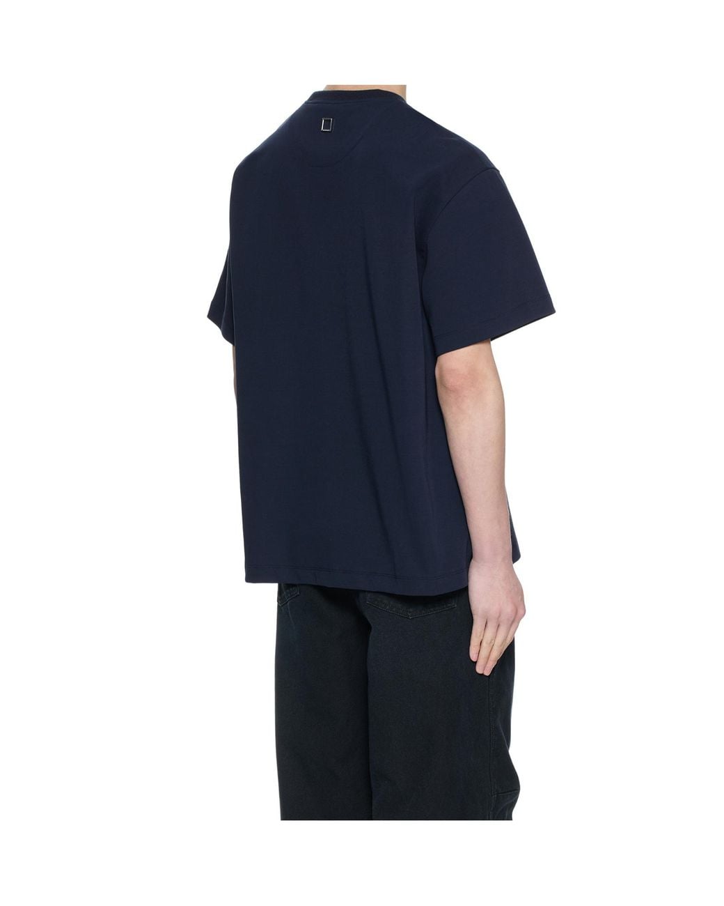 Wooyoungmi Blue Logo Oversized T-Shirt for men
