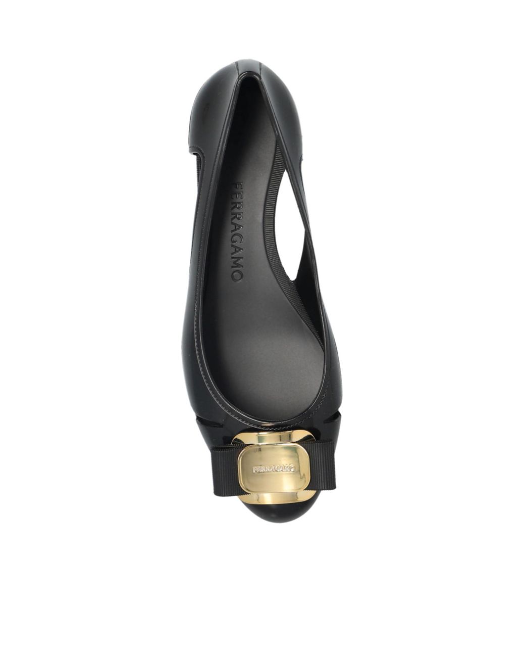 Ferragamo Black Vara Heeled Pumps