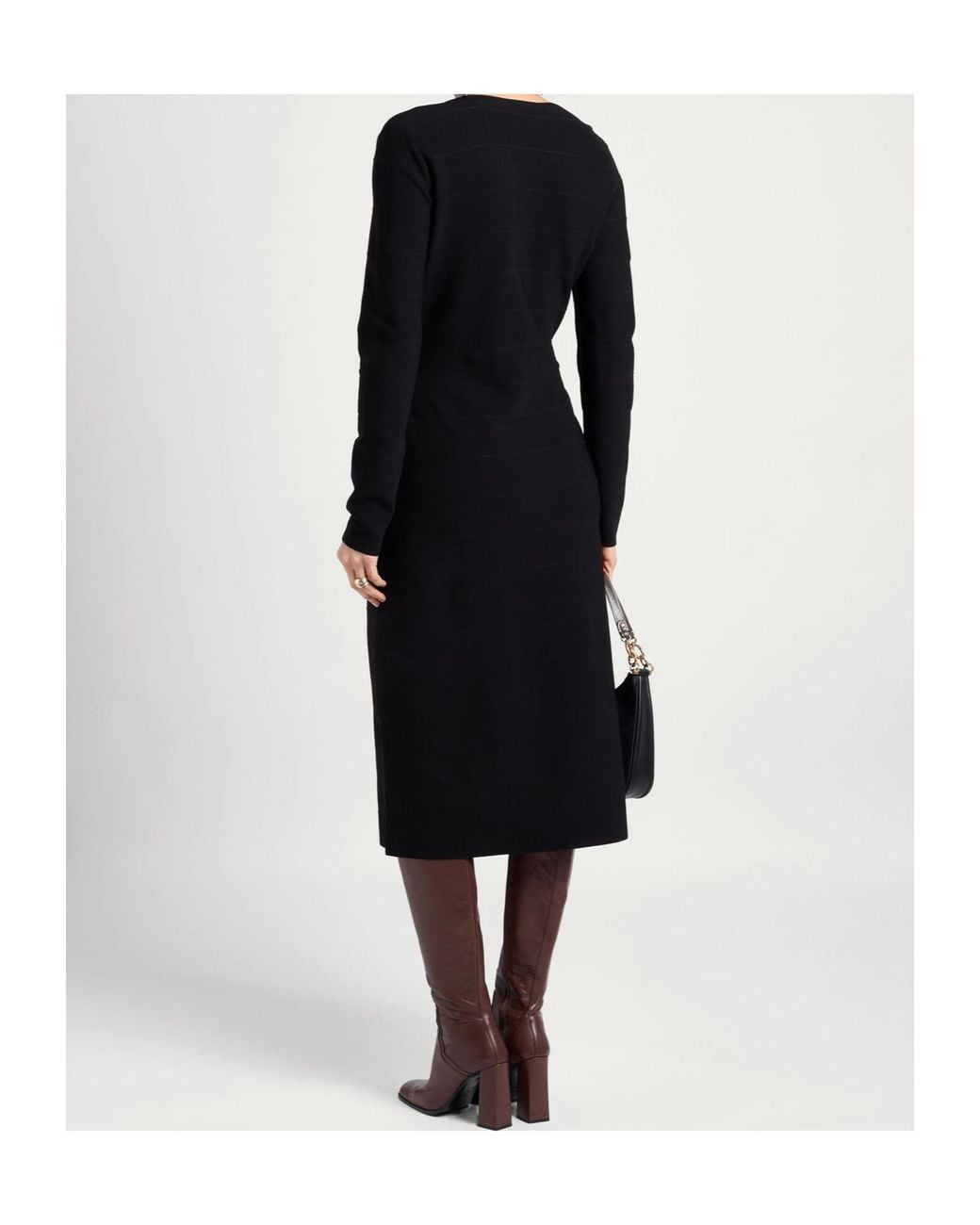 Tory Burch Black Midi Dress