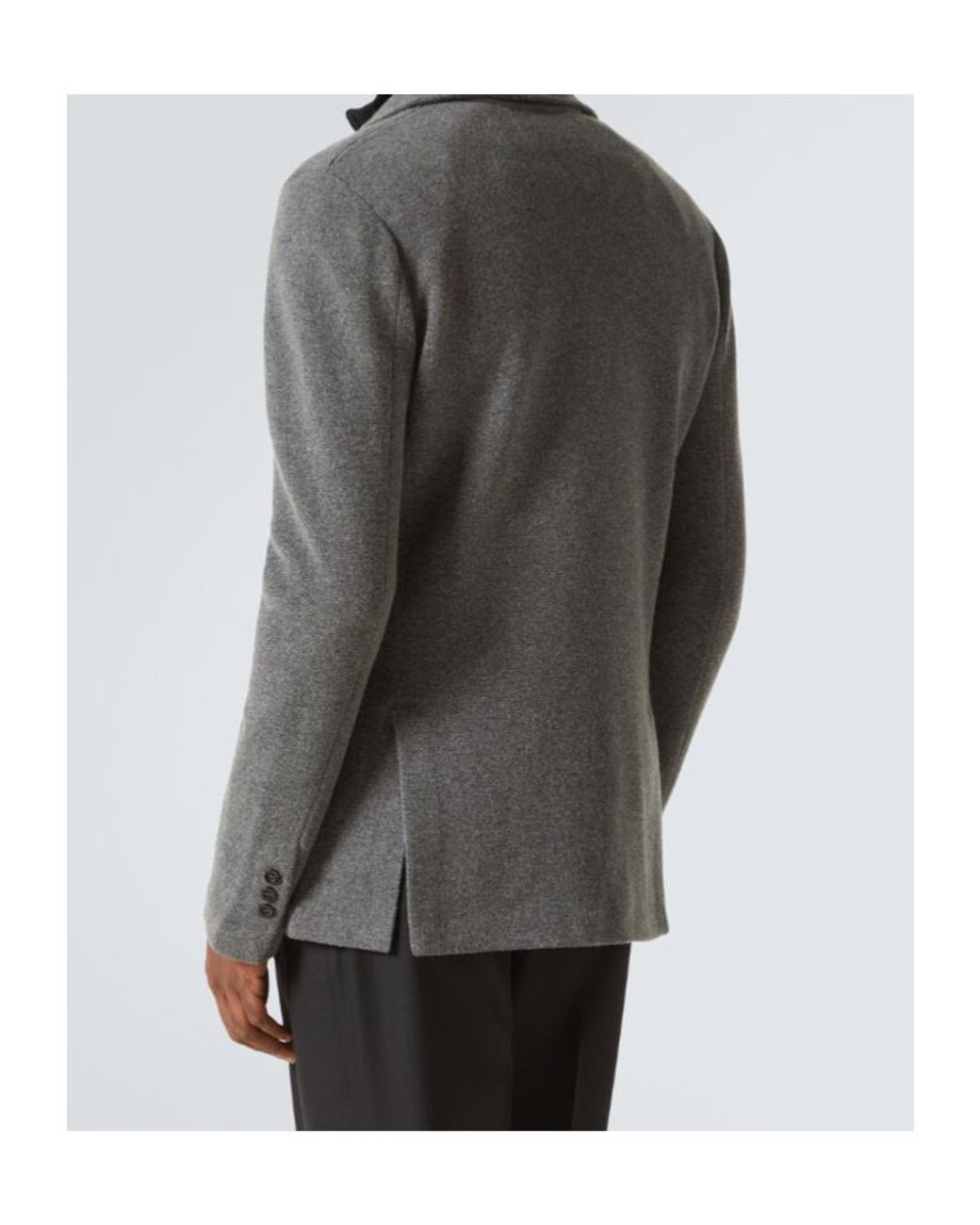 arch4 Gray Mr Poole Wool And Cashmere Cardigan for men