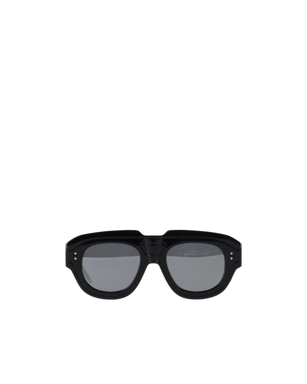 Thom Browne Black Eyewear Rectangular Frame Sunglasses