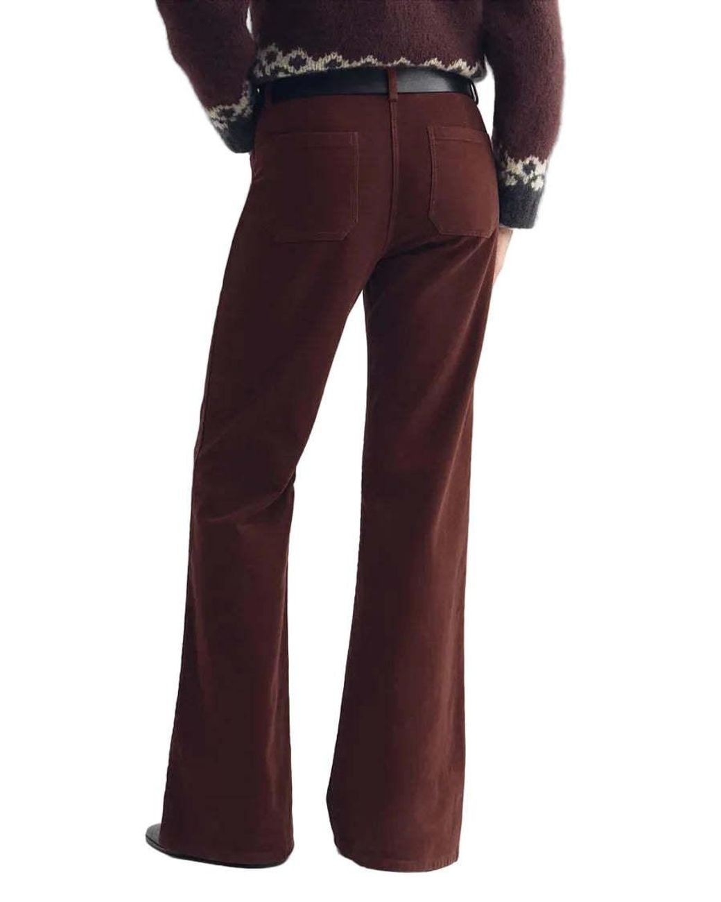 Nili Lotan Brown High-Waisted Wide-Leg Casual Trousers