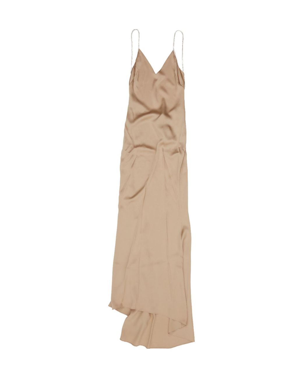 Tom Ford Natural Open Back V-Neck Gown Dress