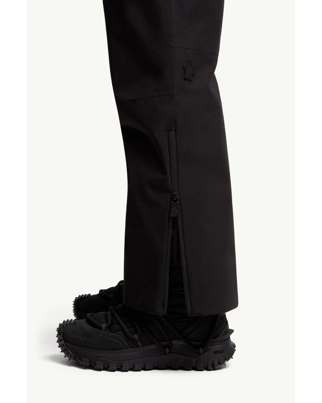 Moncler Black Insulated Gore-Tex Ski Bibshorts for men