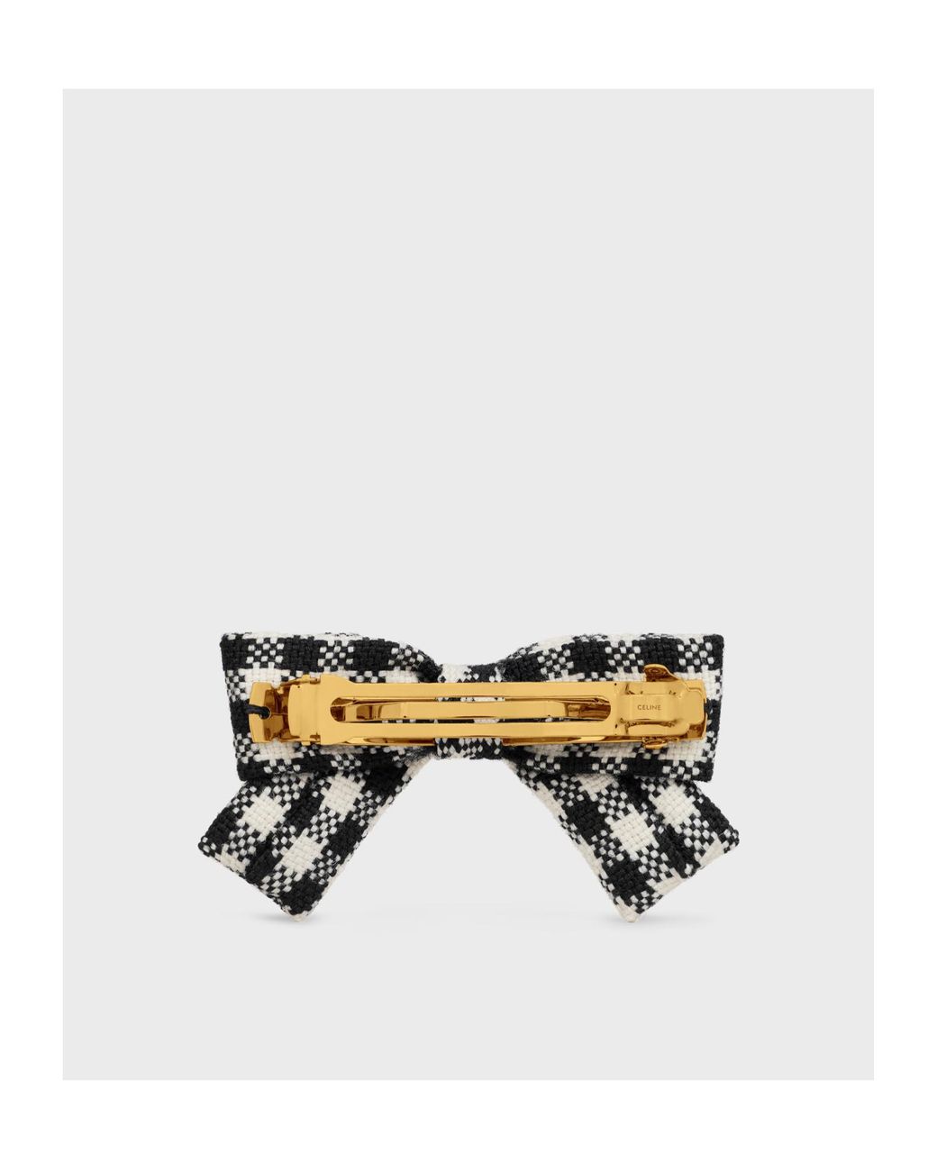 希少品◆入手困難【CELINE】ヴィシー ribbon hair clipgold logo 希少品◇入手困難【CELINE】ヴィシー ribbon hair clipgold logo