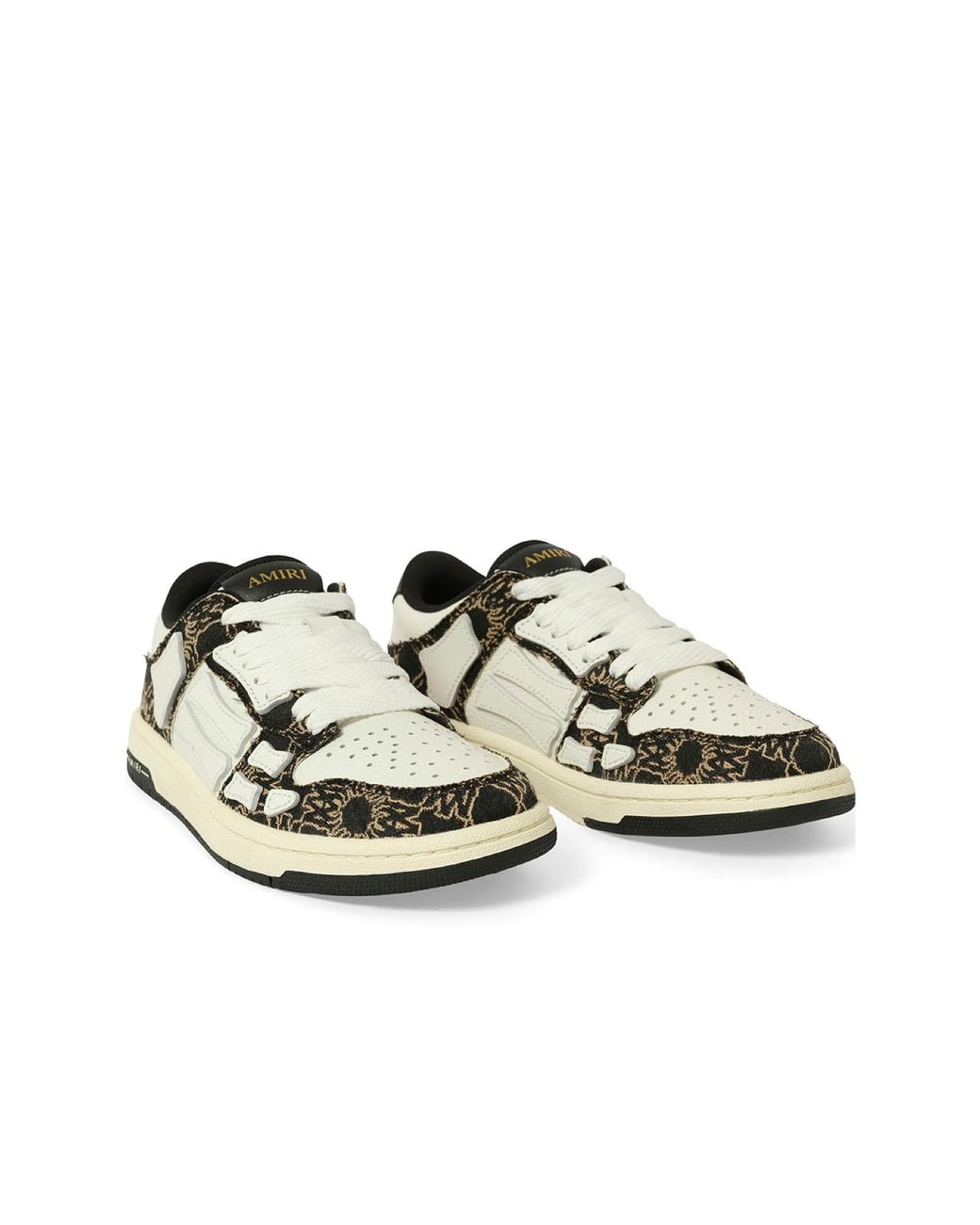 Amiri White Ma Quad Skeleton Sneakers