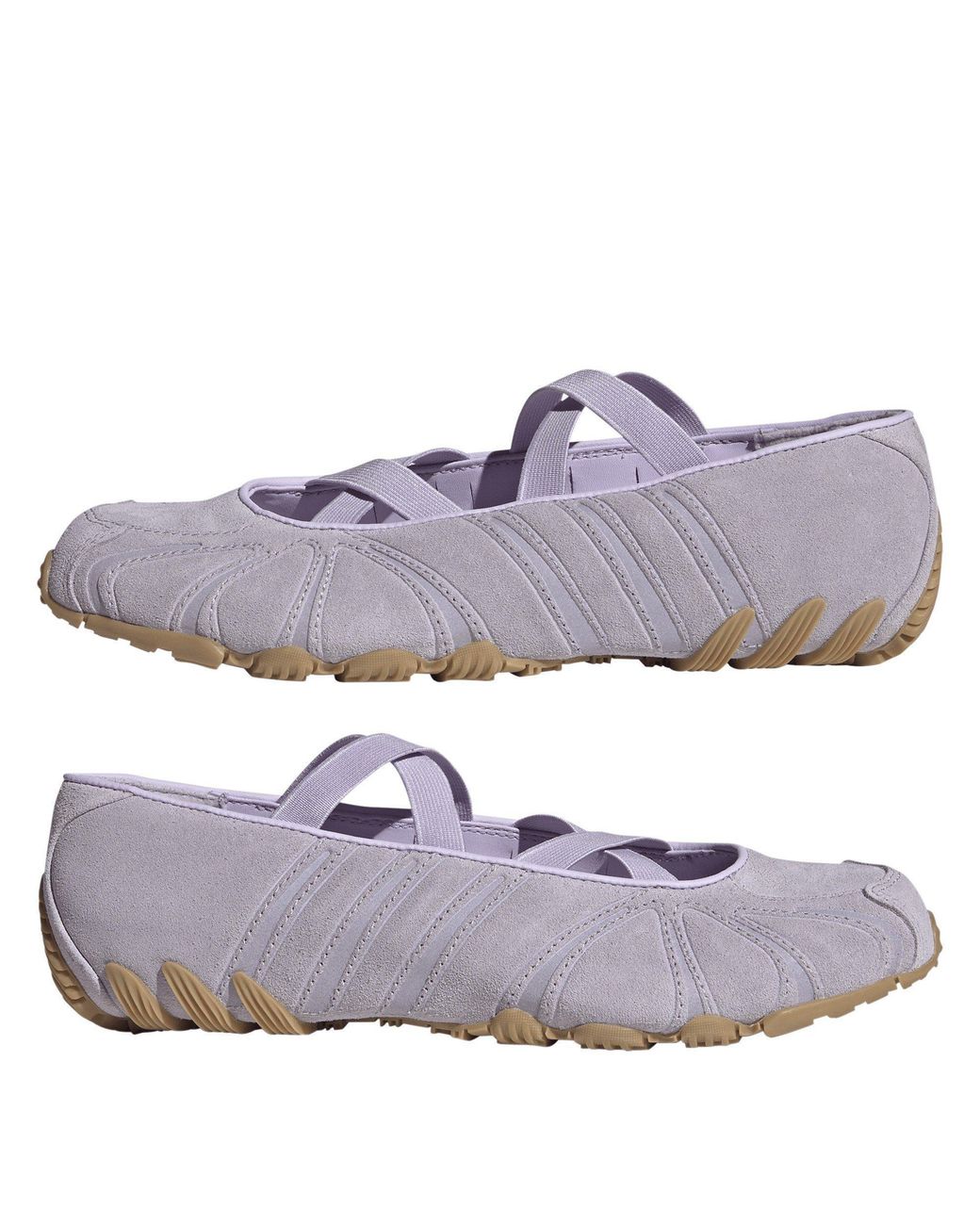 Adidas Originals Purple Maryjane Flat Shoe