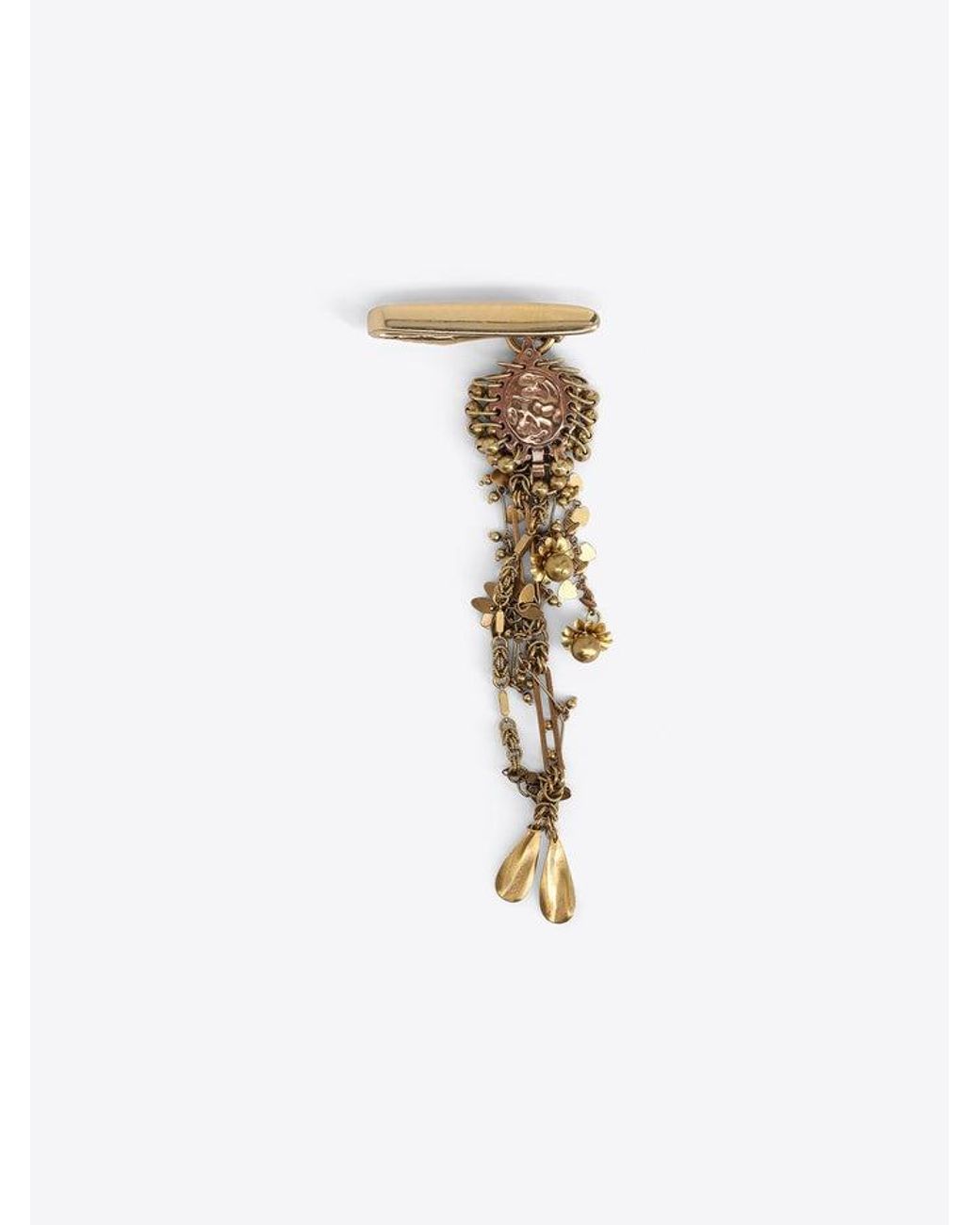 Dries Van Noten White Pendant Bail