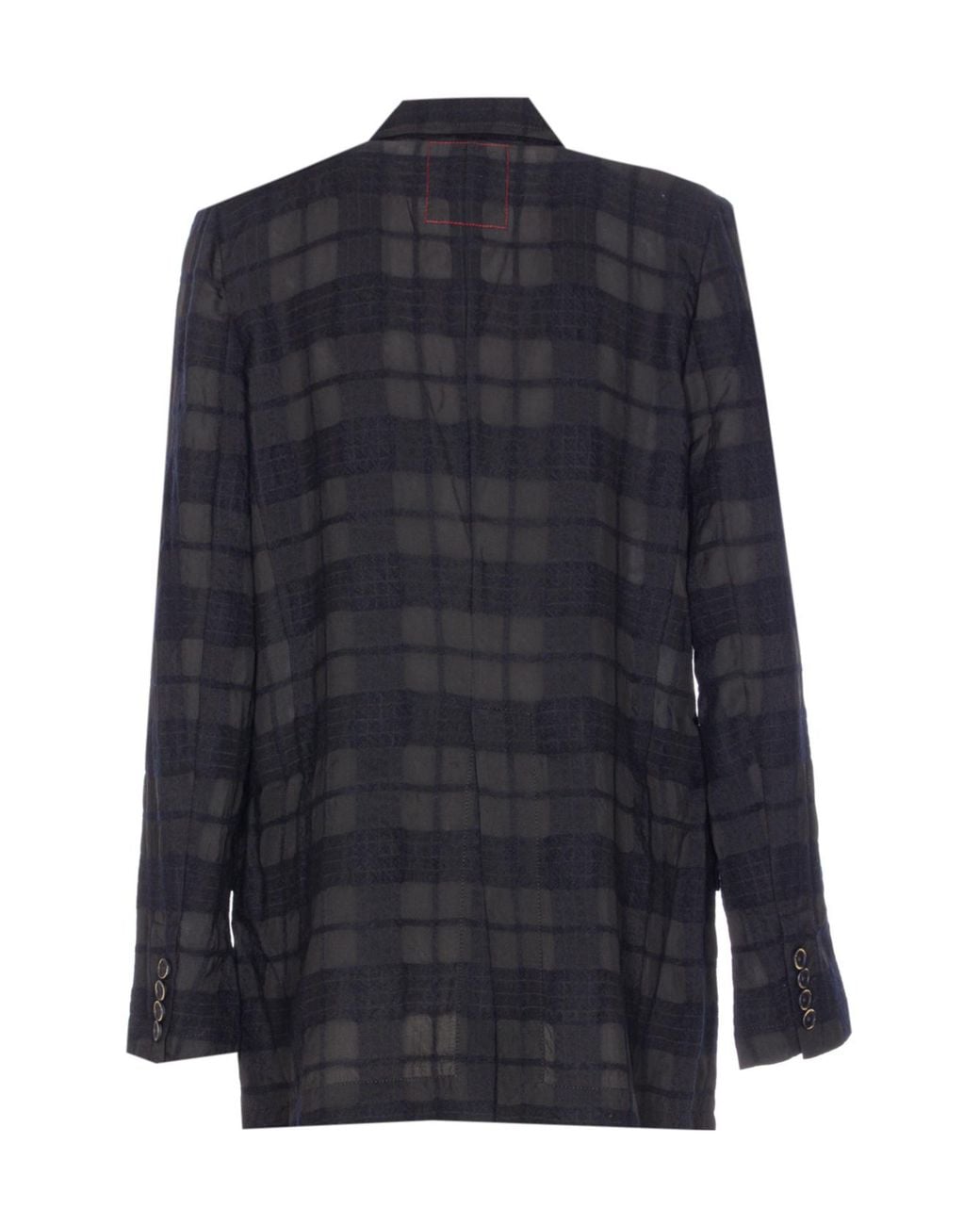 Uma Wang Blue Long-Sleeved Blazer